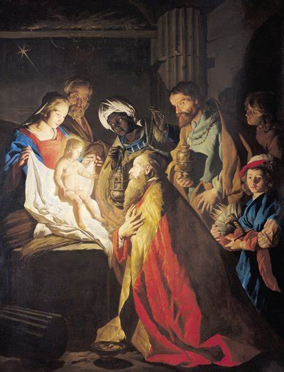  The Adoration of the Magi - Uma Obra-Prima de Devoção e Detalhes Fascinantes!