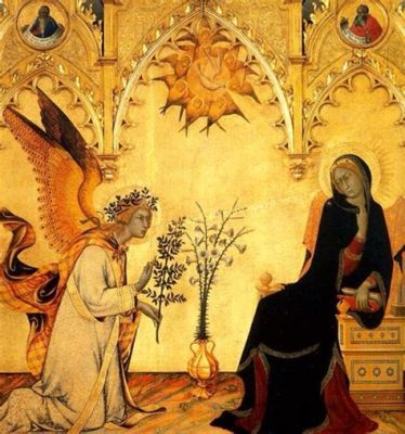  A Anunciação de Simone Martini: Uma Sinfonia de Cores e Emoções Divinas